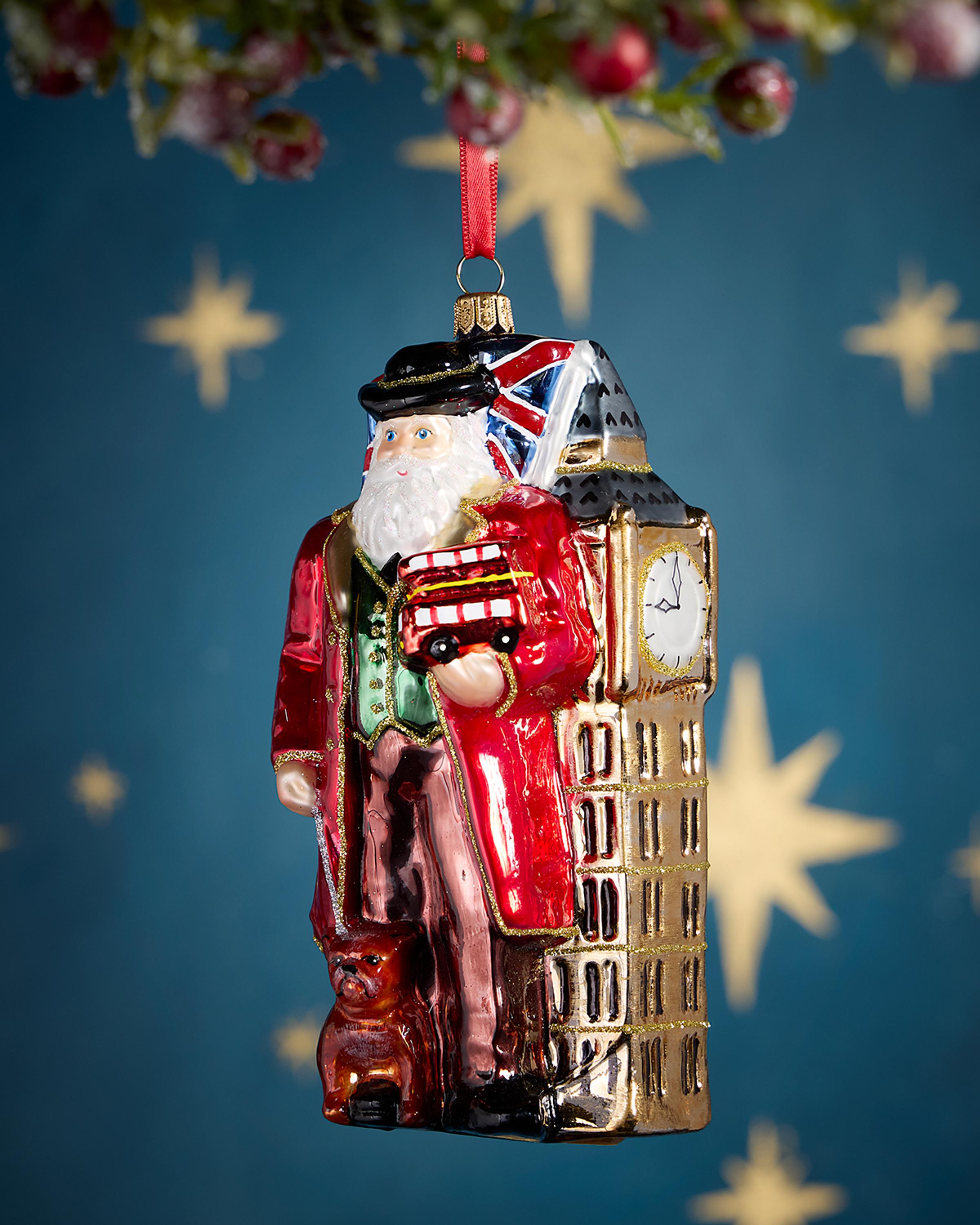 Exclusive English Santa Christmas Ornament | Neiman Marcus
