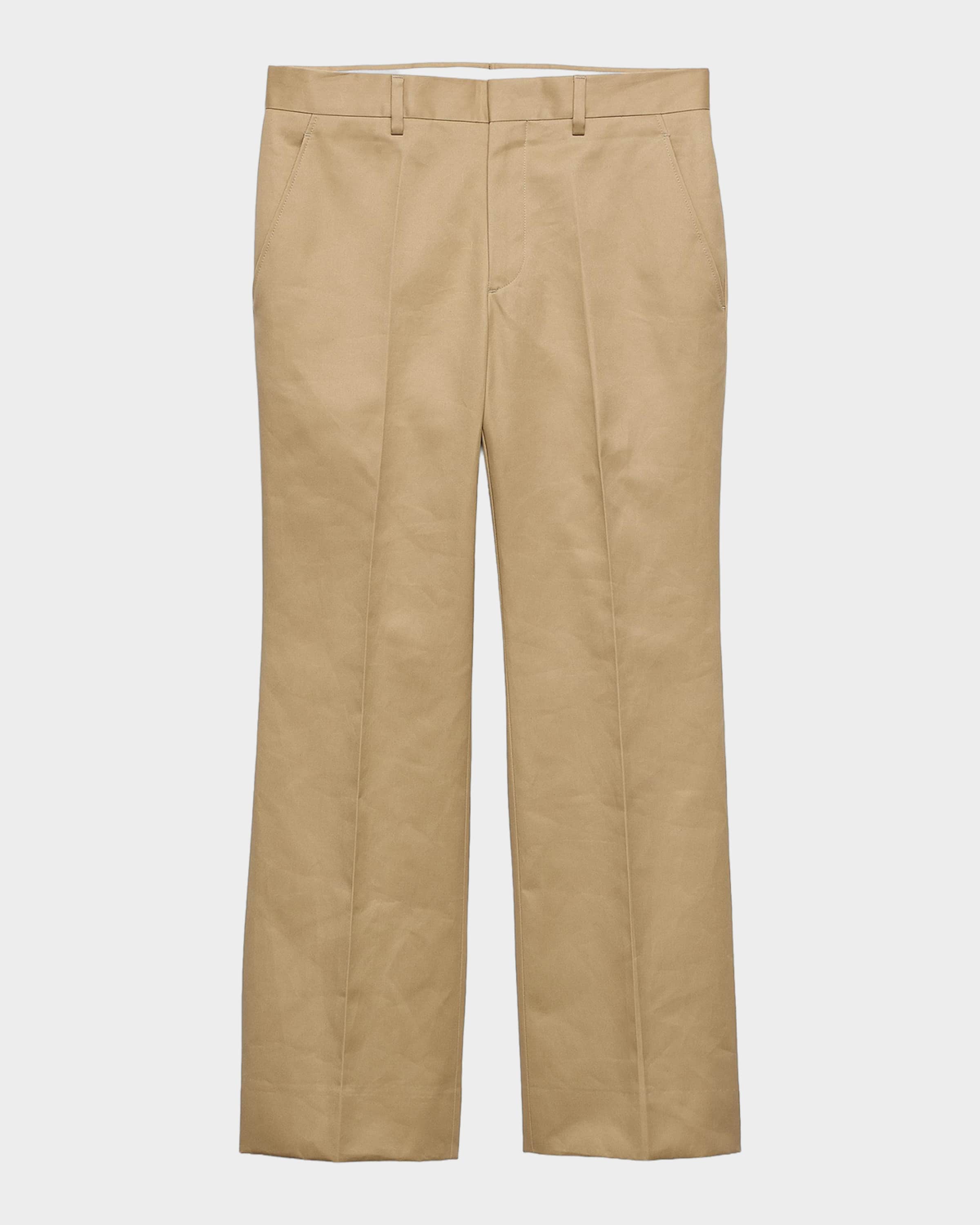 Prada Men's Cotton Flare Pants | Neiman Marcus