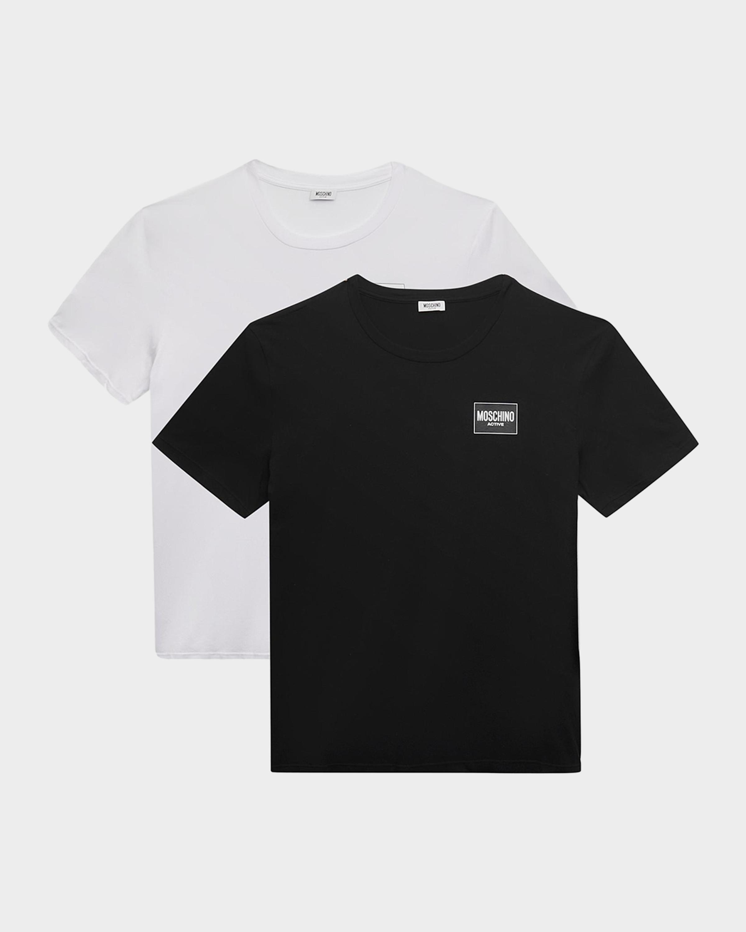 【XXL】ennoy S/S 2 PACK T-SHIRT (BLACK) Moschino Men's Label 2-Pack T-Shirt Set | Neiman Marcus