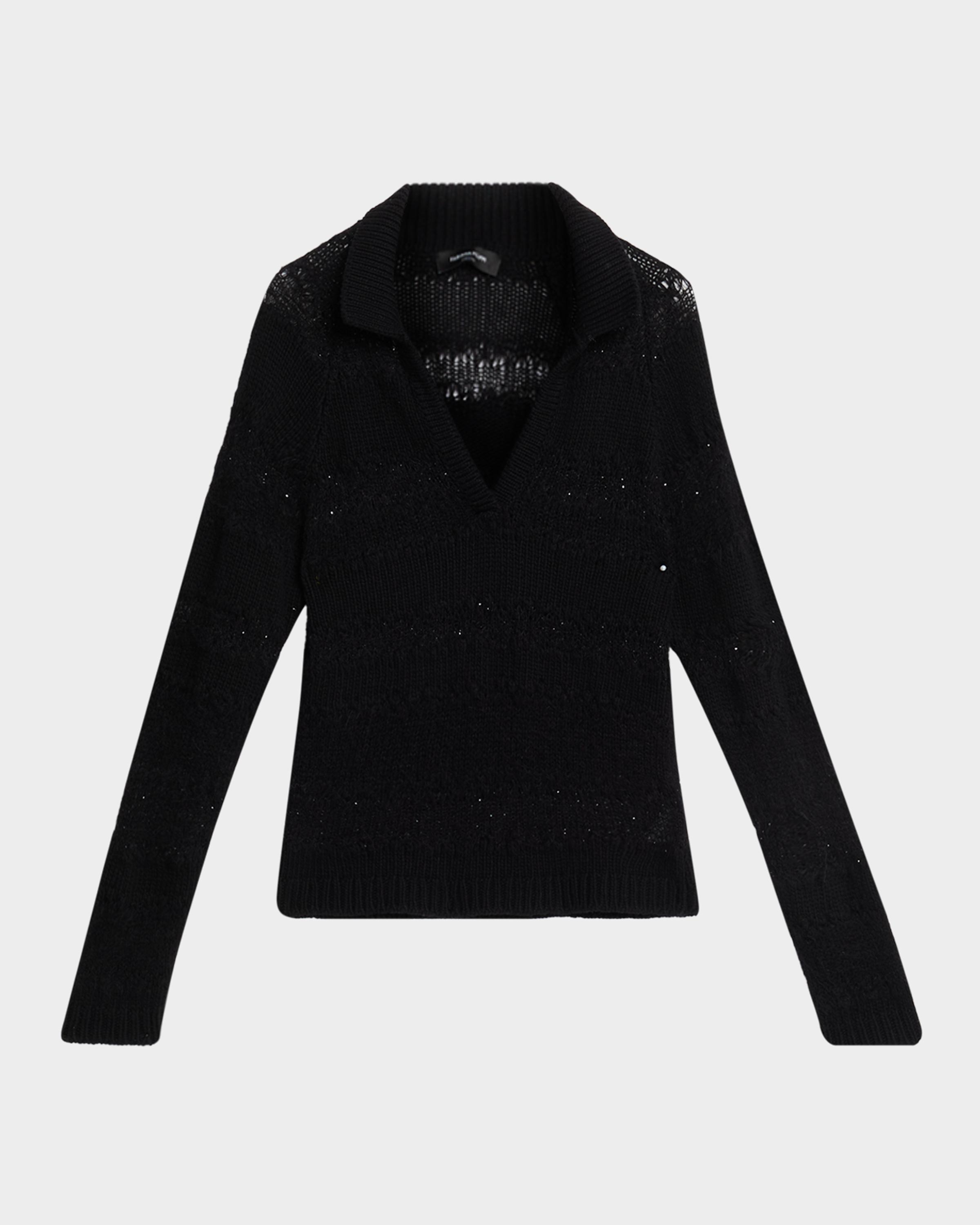 Fabiana Filippi Sequin Striped Knit Sweater | Neiman Marcus