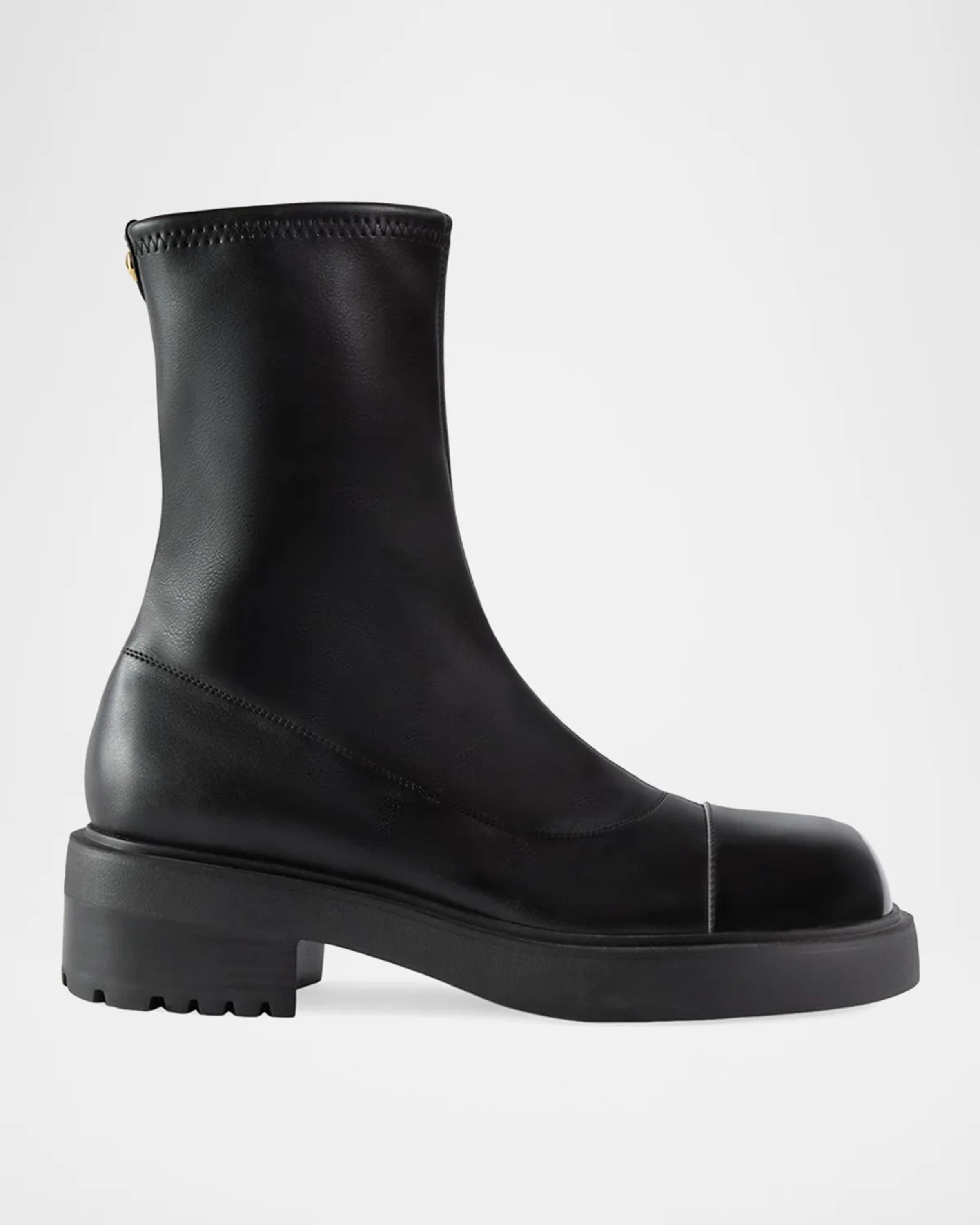 Giuseppe Zanotti Cap Toe Leather Booties | Neiman Marcus