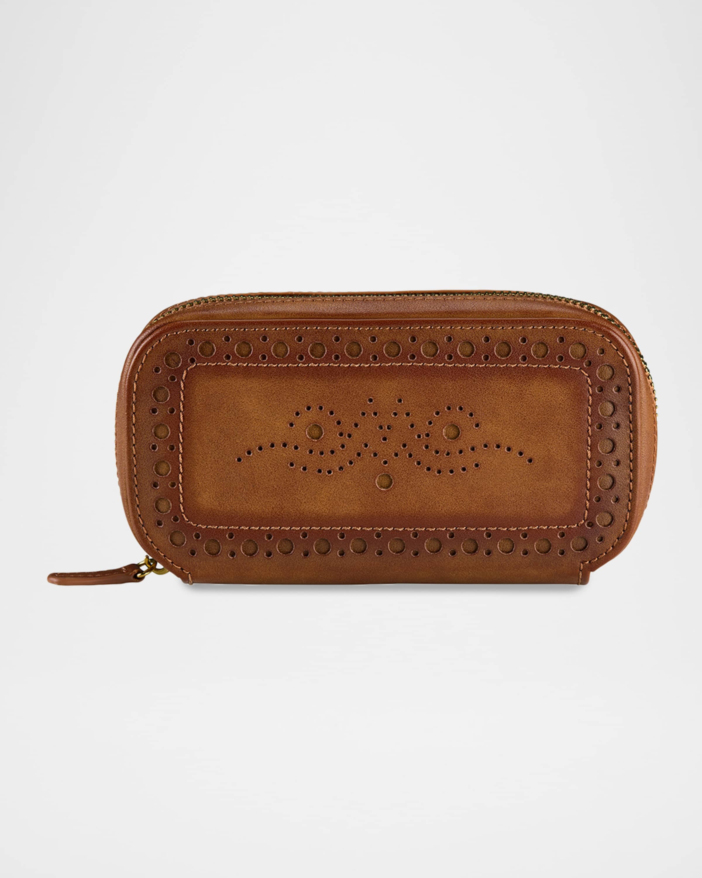 WOLF Brogue 2-Piece Watch Zip Case | Neiman Marcus