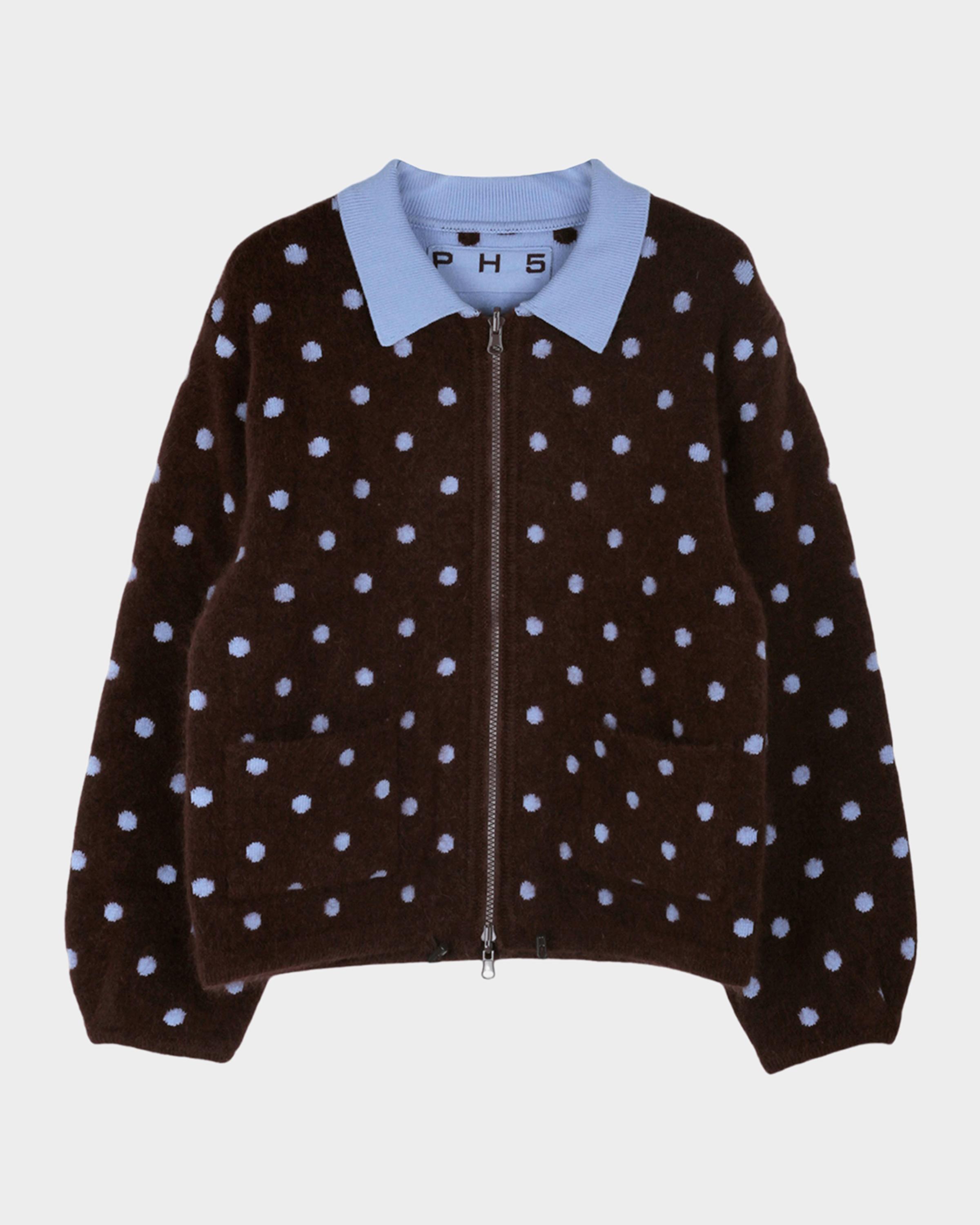 PH5 Halley Polka-Dot Knit Cardigan | Neiman Marcus