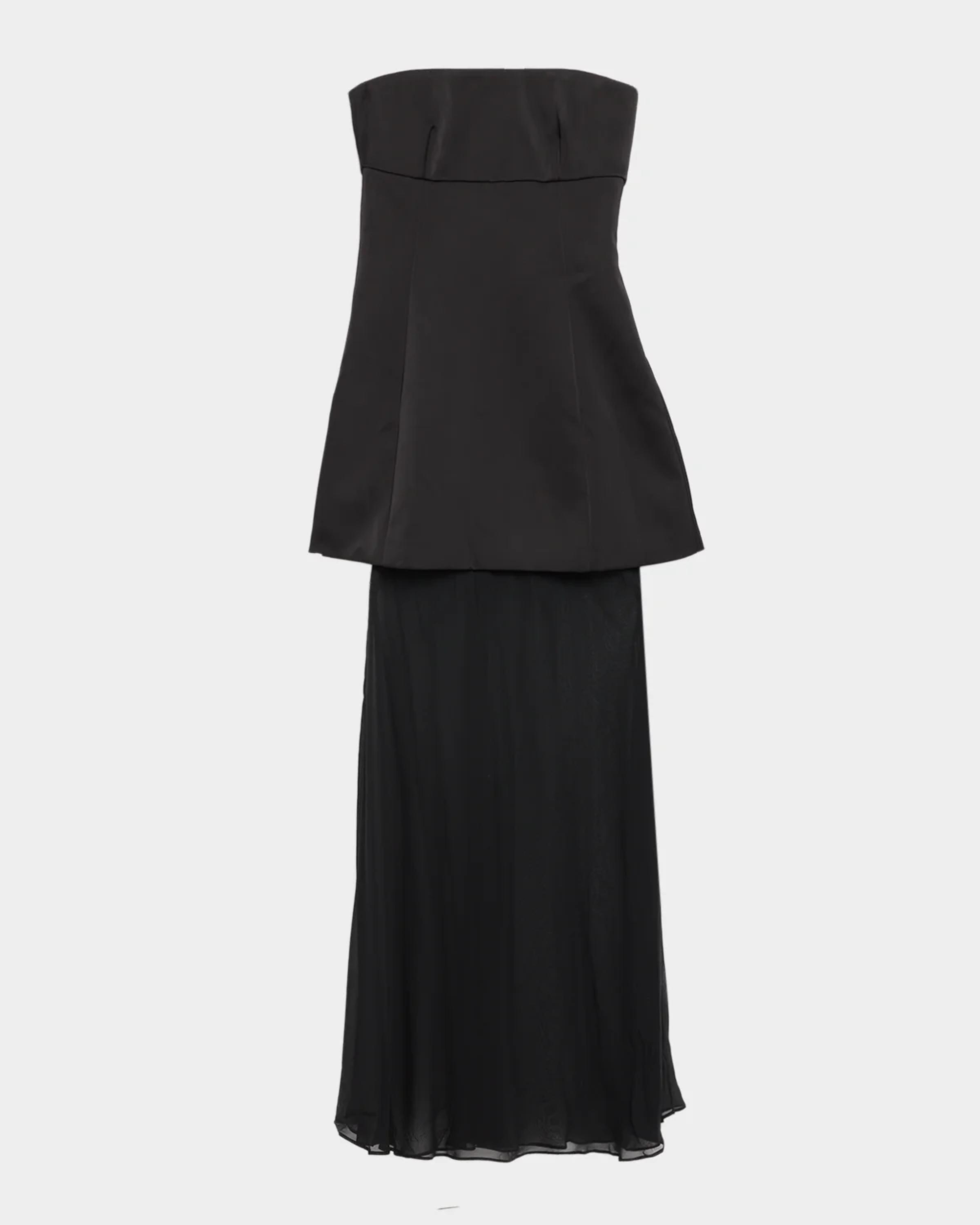 SIMKHAI Avidan Sheer-Skirt Gown | Neiman Marcus