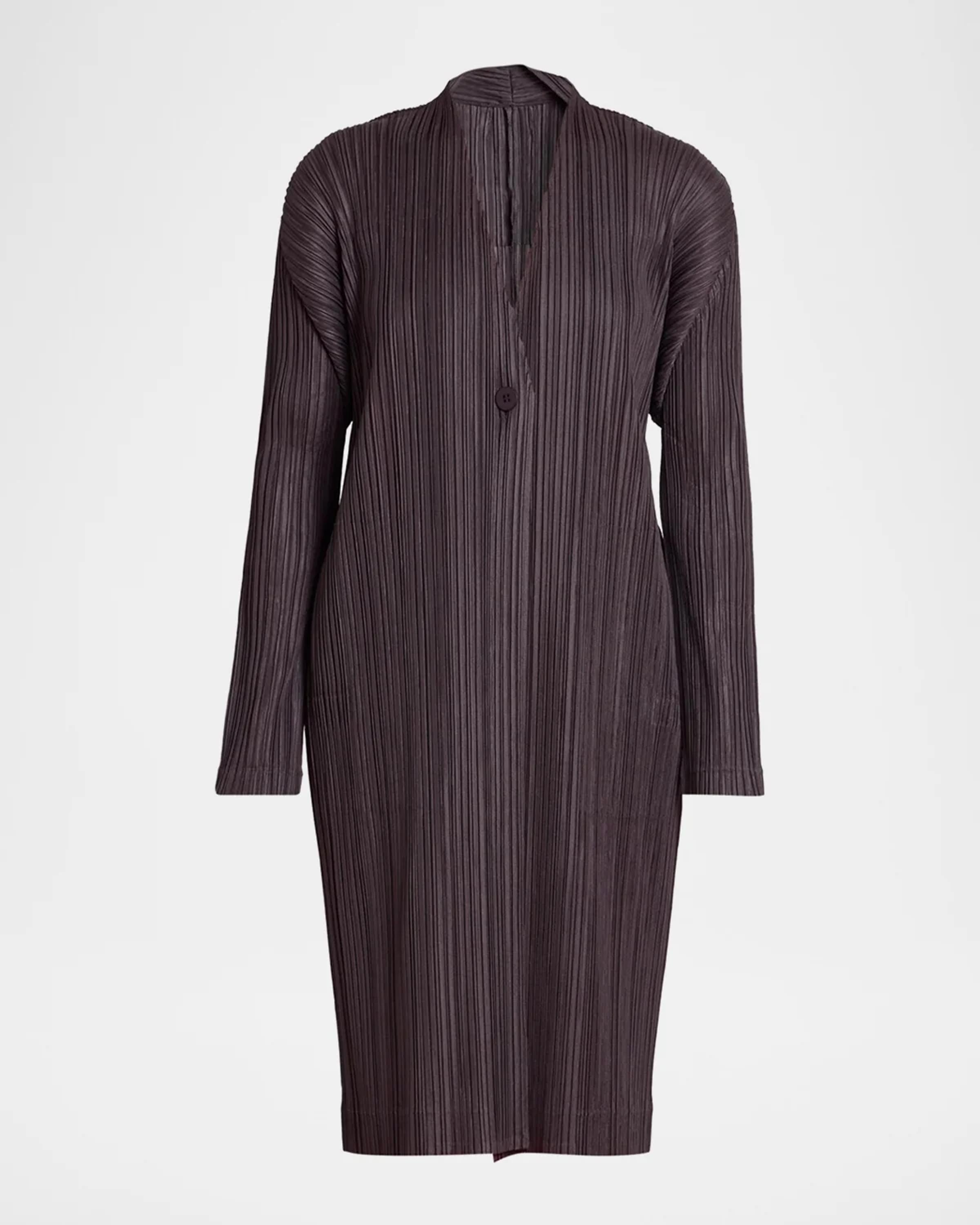 Issey Miyake Pleats Single-Button Jacket | Neiman Marcus