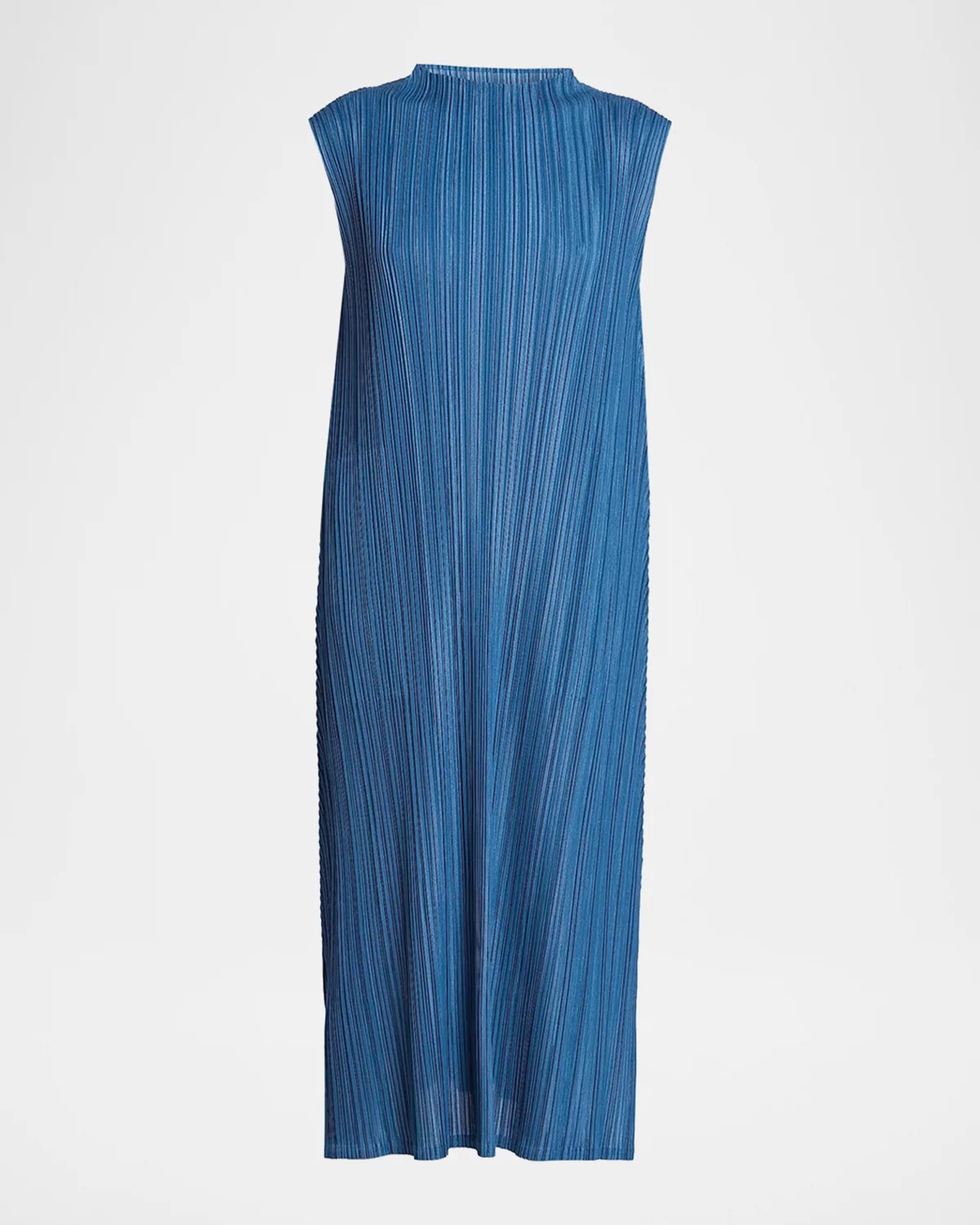 Issey Miyake Mellow Pleats Midi Dress | Neiman Marcus