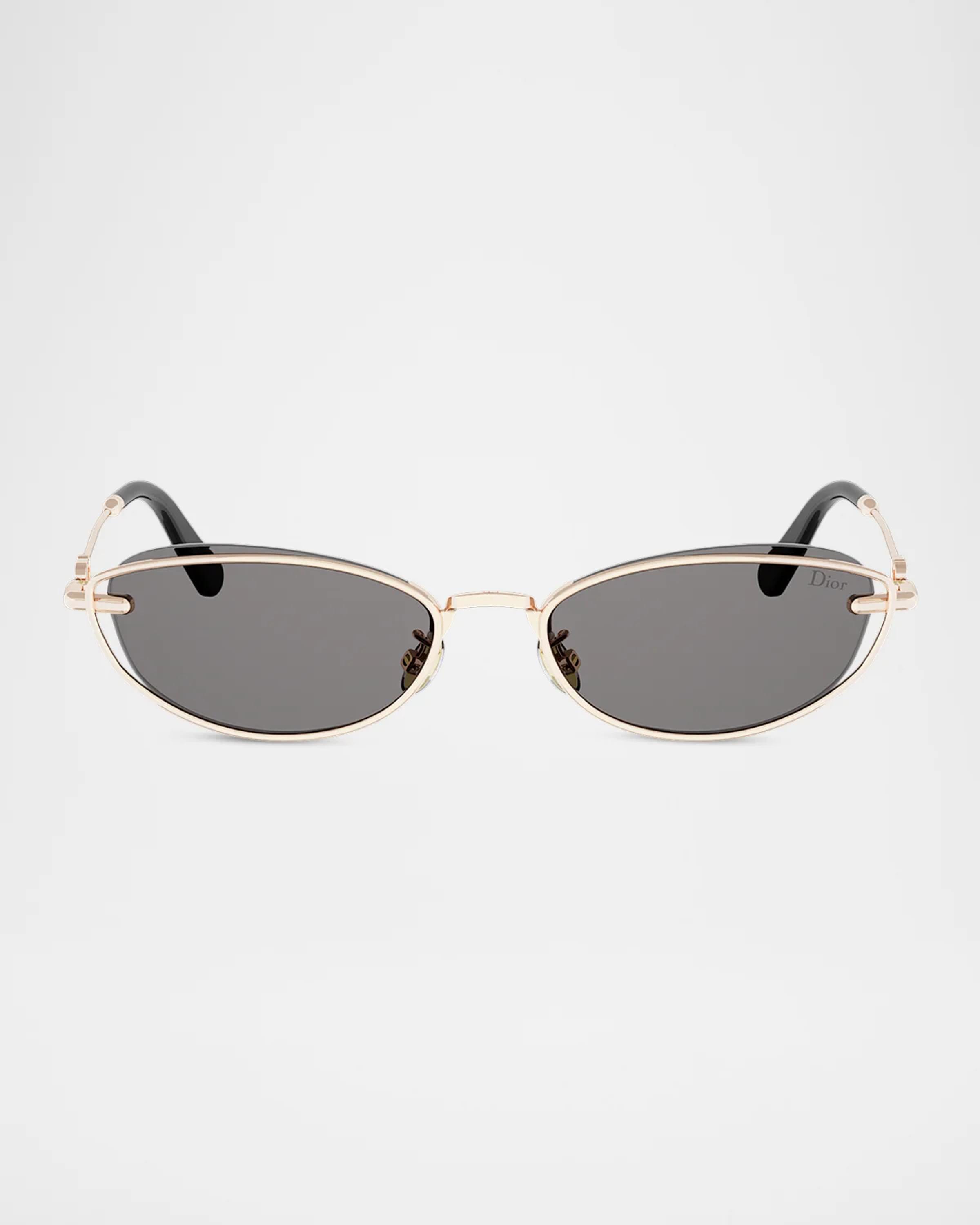 Dior Petit CD 54MM Oval Sunglasses | Neiman Marcus