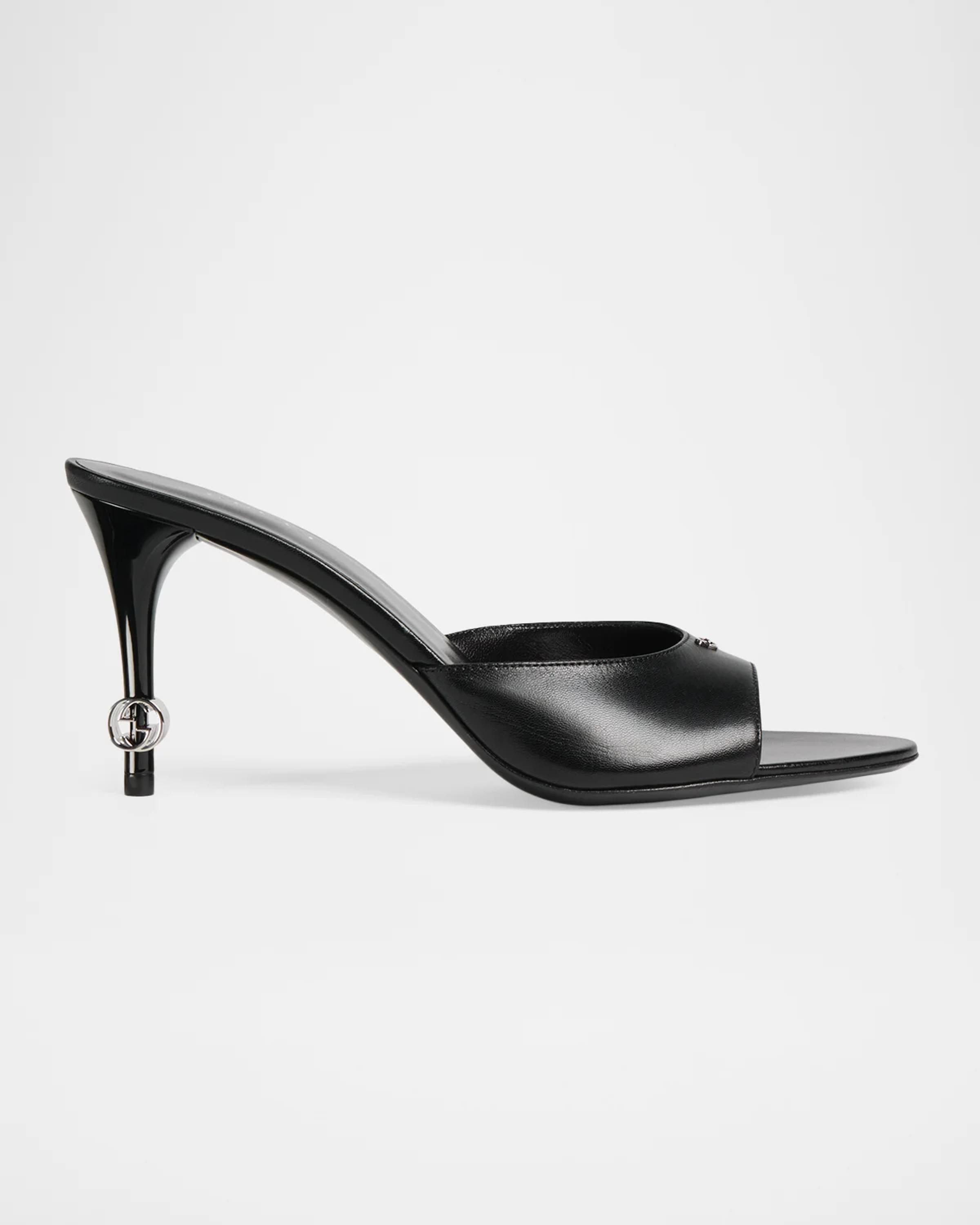 Gucci Brooks 80MM Leather Sandals | Neiman Marcus