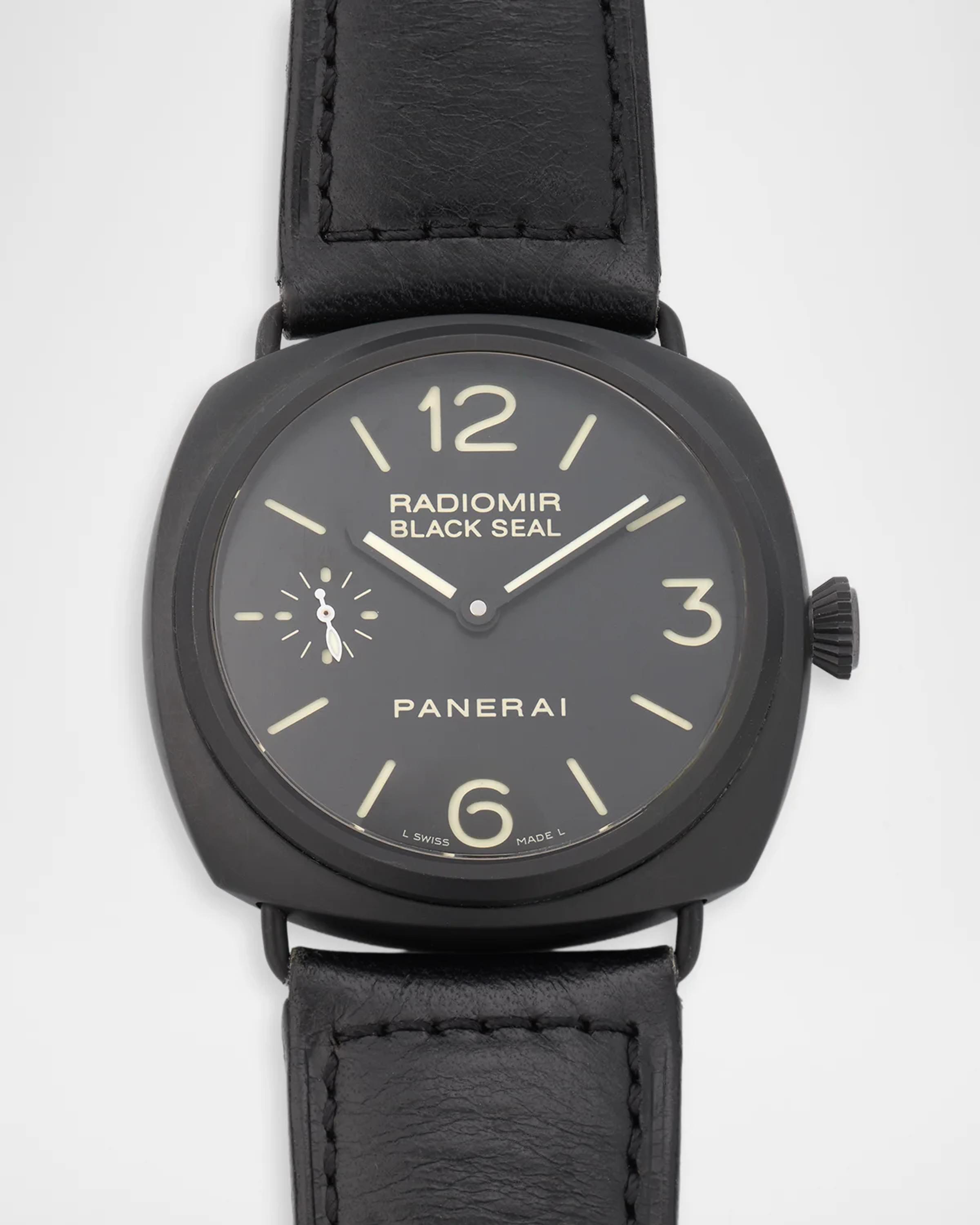 時計 PANERAI RADIOMIR BLACK SEAL Vintage Watches Men's Panerai Radiomir Black Seal 45mm Vintage