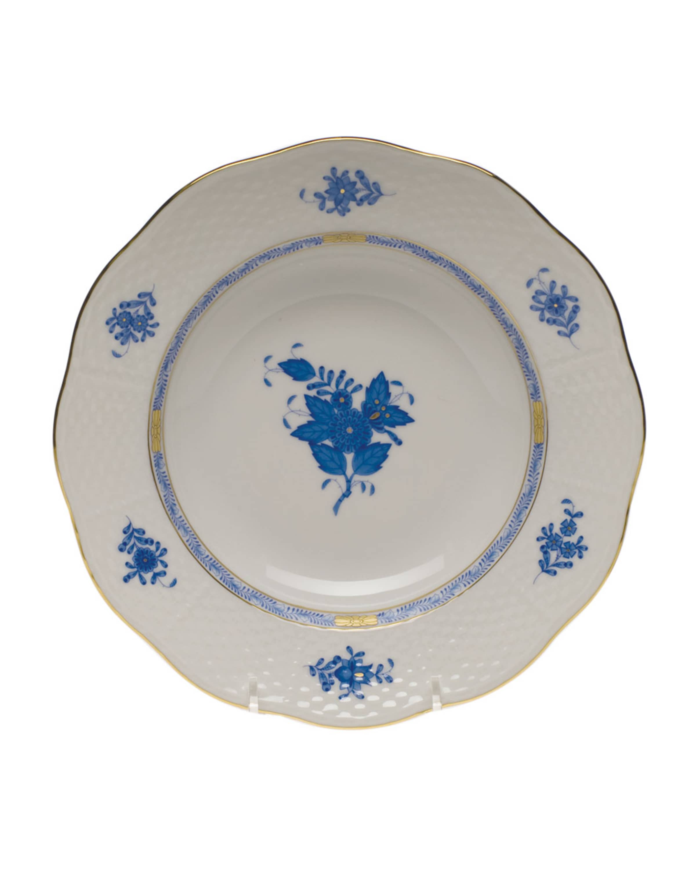 Herend Chinese Bouquet Rim Soup Bowl