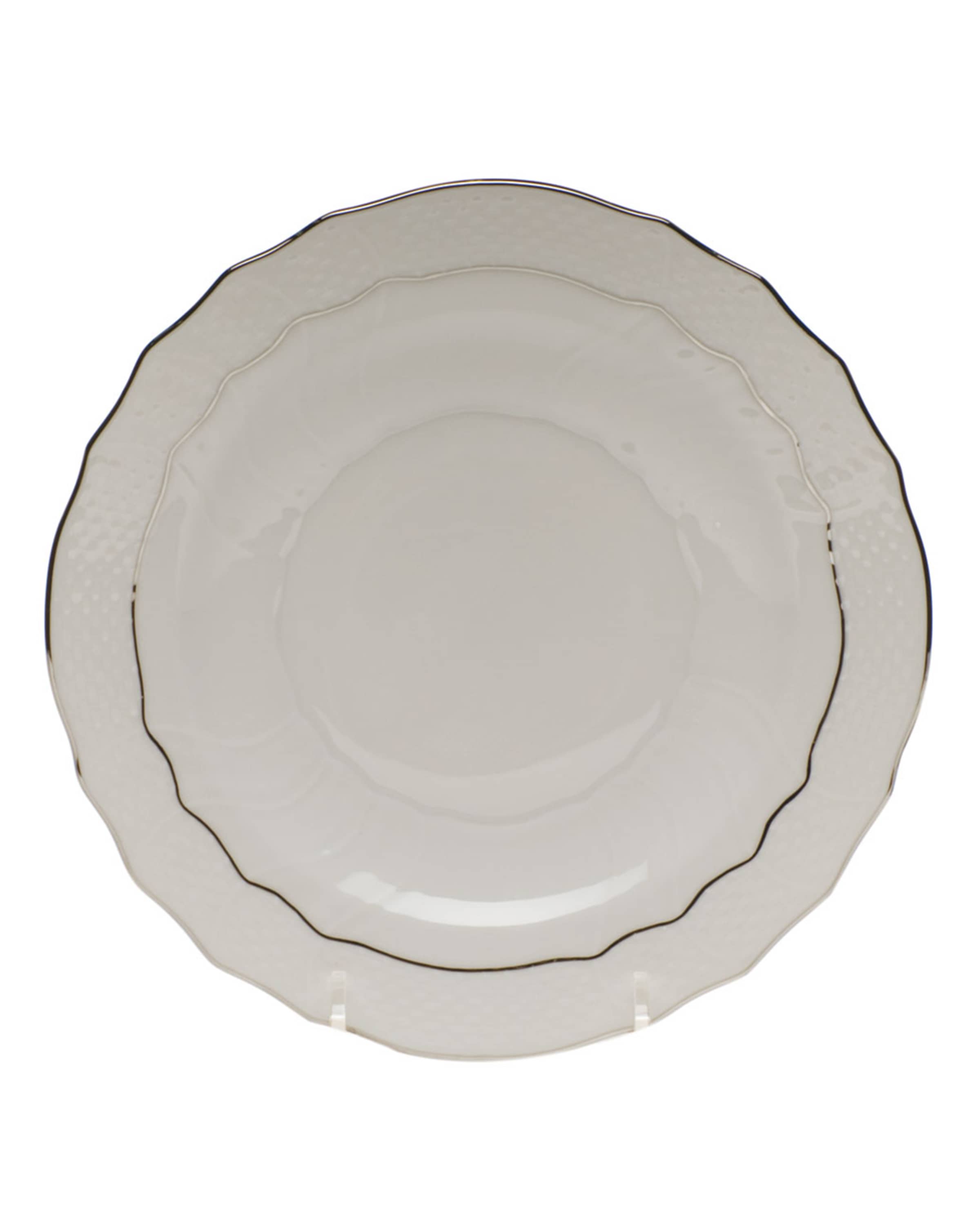 Herend Platinum Edge Salad Plate