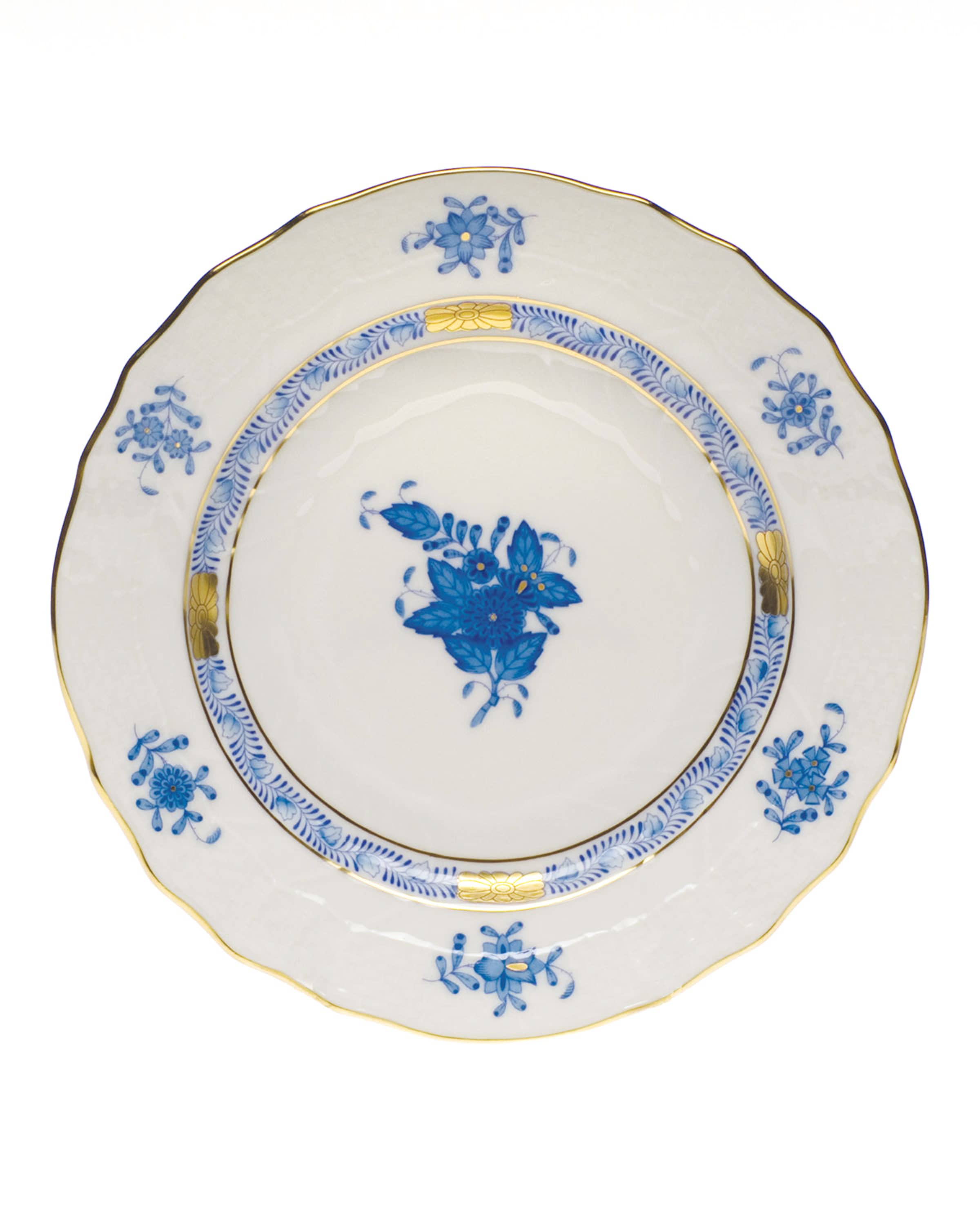 Herend Blue Chinese Bouquet Bread & Butter Plate