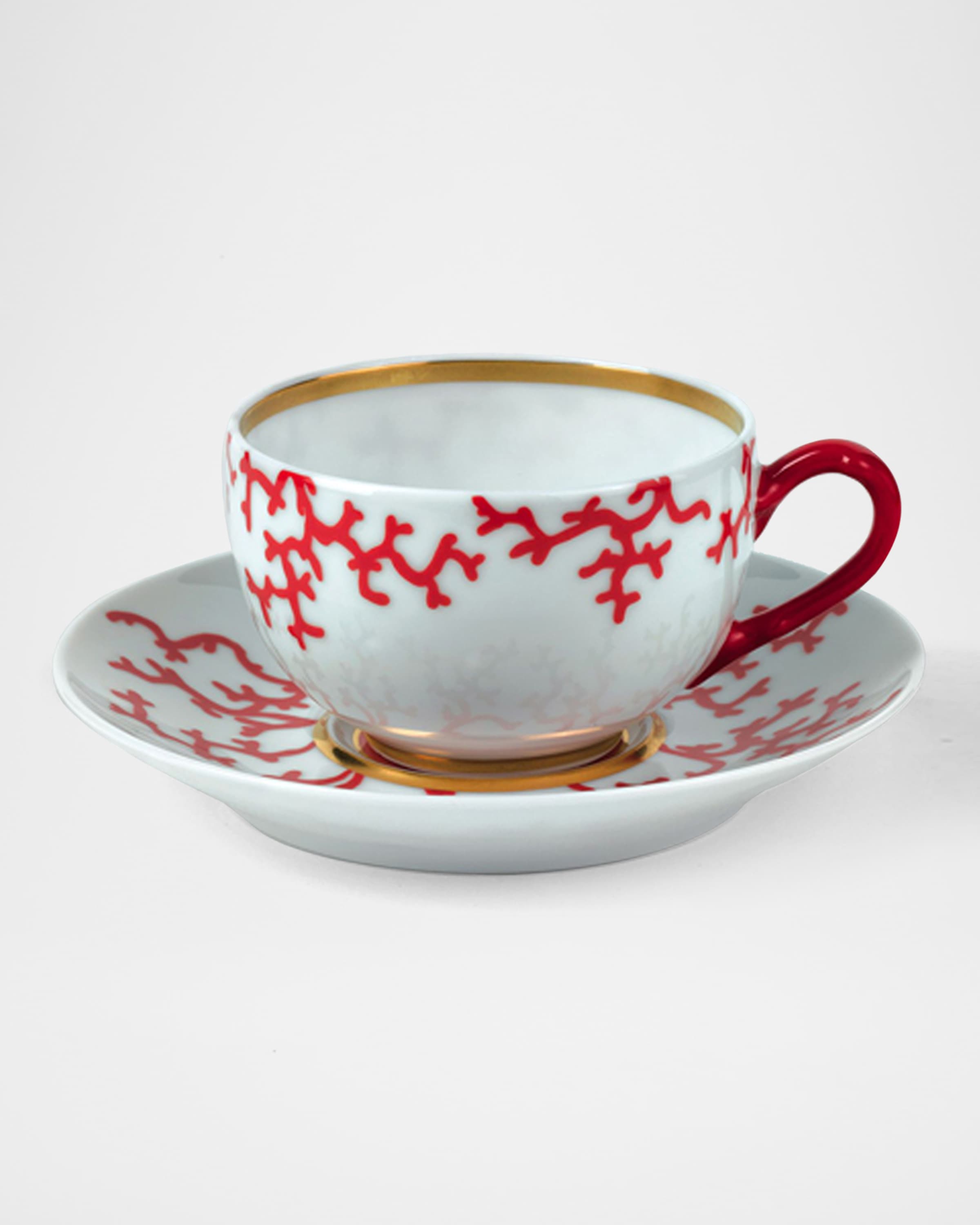 Raynaud Coral Cristobal Saucer