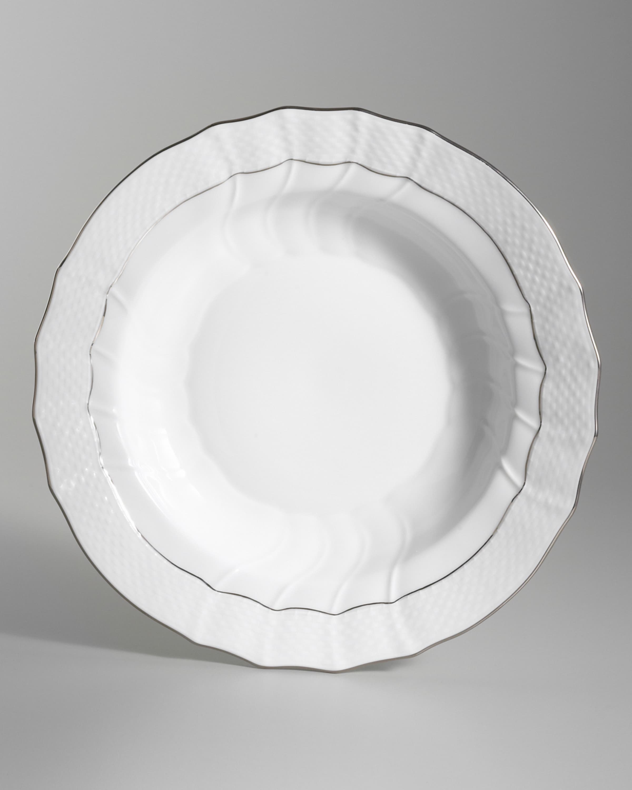 Herend Platinum Edge Pasta/Soup Bowl