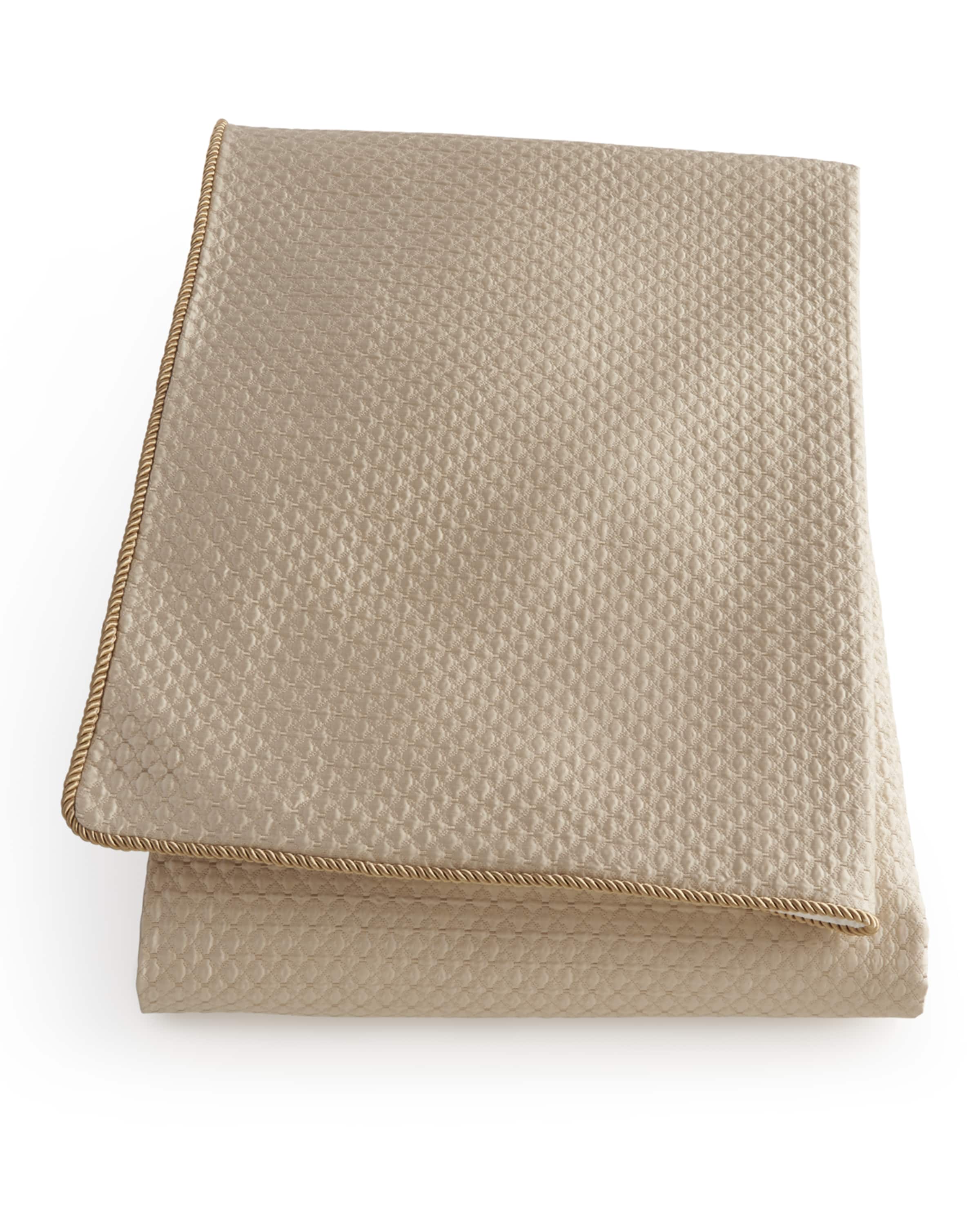 Austin Horn Collection Antoinette Queen Diamond-Stitch Coverlet