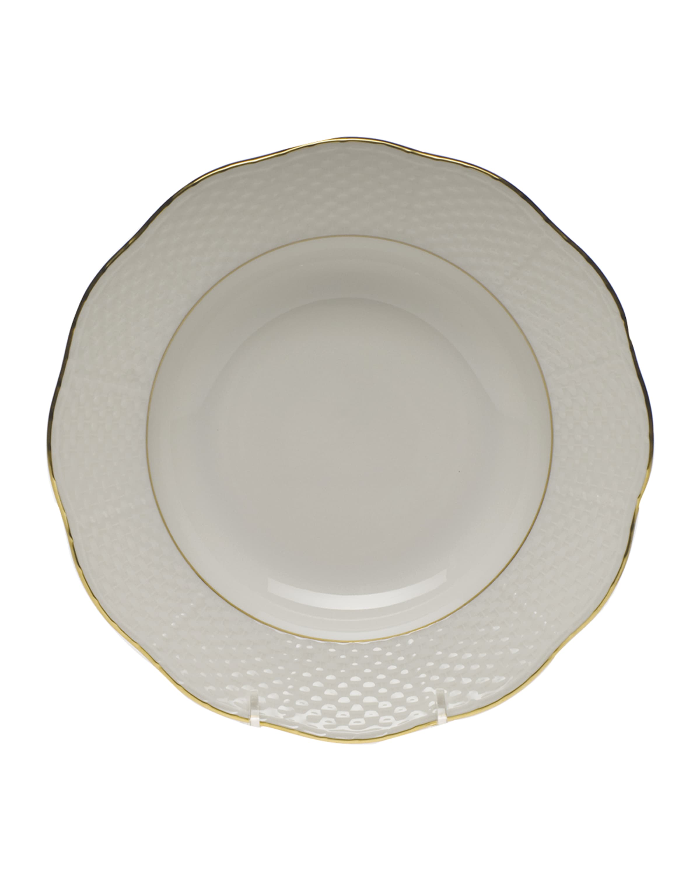 Herend Golden Edge Soup Bowl, Small