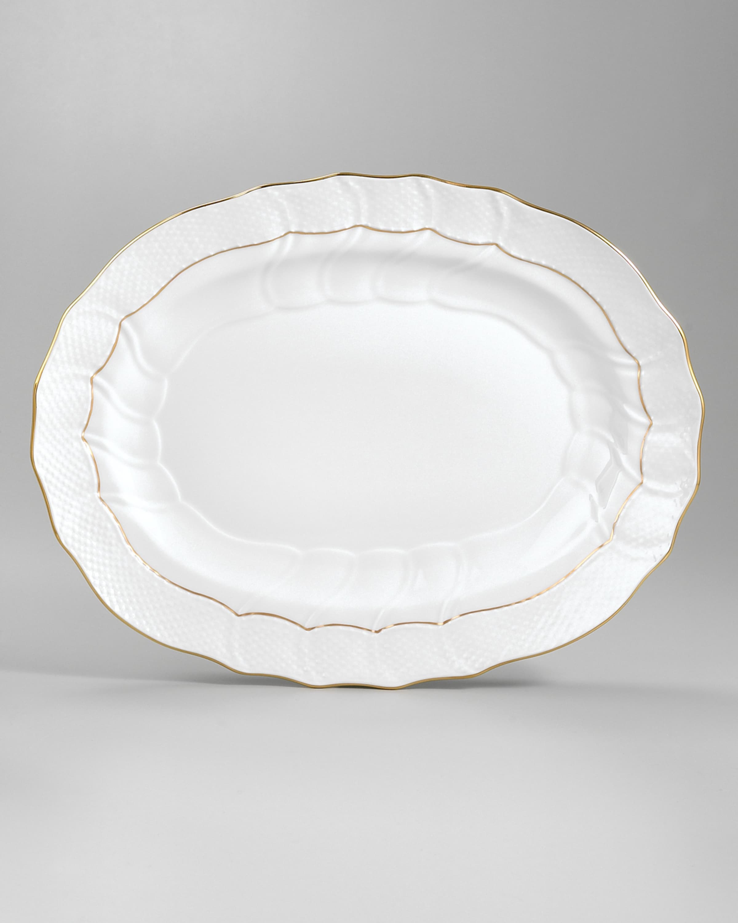 Herend Golden Edge Platter, 15"
