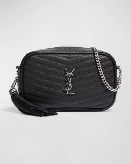 SAINT LAURENT YSL Lou Mini Bag In Quilted Grain De Poudre Embossed Lea –  LussoCitta