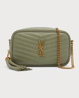 YSL Lou Mini Bag In Quilted Grain De Poudre Embossed Leather – ZAK