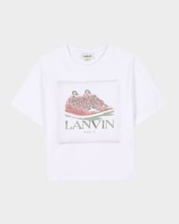 Girl's Logo-Print Embroidered Graphic T-Shirt