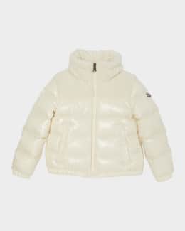 Girl's Dima Textured-Yoke Down Jacket