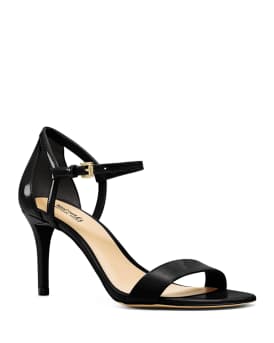 Michael kors simone sandal black sales