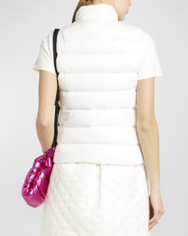 Ghany Shiny Quilted Puffer Vest