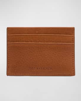 Men's Five-Pocket Leather Card Case