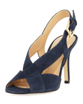 Michael kors becky sandal suede top