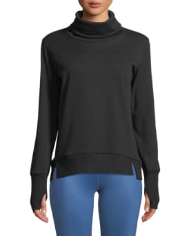 Alo Yoga Haze Long Sleeve Turtleneck Sweatshirt Neiman Marcus