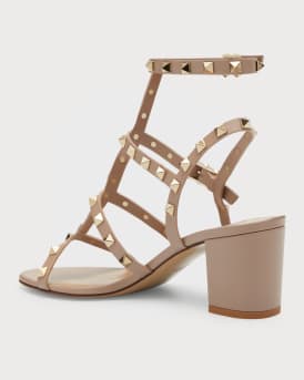 Rockstud Leather 60mm City Sandals