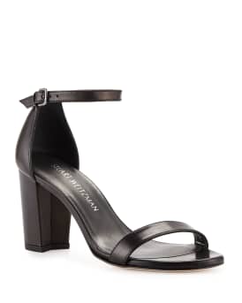 Stuart weitzman nearlynude top ankle strap city sandal