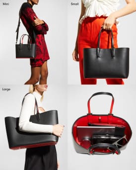 Cabata East-West Leather Tote Bag