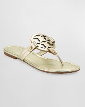 Miller Leather Logo Sandals