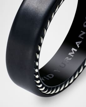 Men's Streamline Band Ring in Titanium, 6mm
