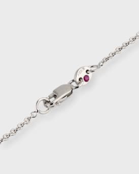 Integrated Diamond Cross Bracelet, White Gold