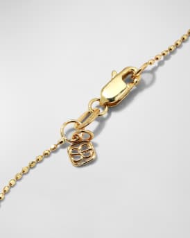 14k Gold Diamond Hamsa Pendant Necklace