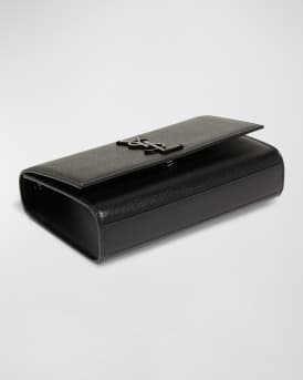 Kate Small YSL Crossbody Bag in Grained Leather