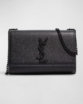 Kate Small YSL Crossbody Bag in Grained Leather