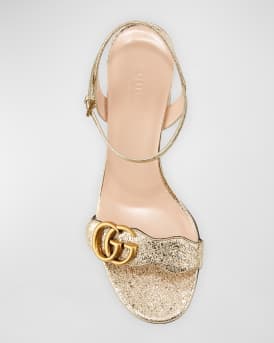 Marmont Metallic High-Heel Sandals
