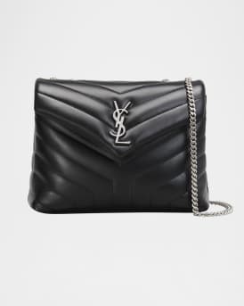 Loulou Small YSL Shoulder Bag in Quilted Leather