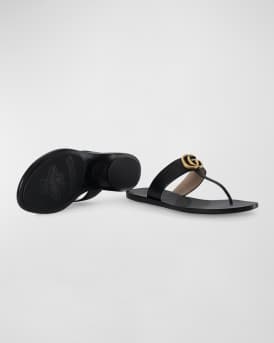 Flat Marmont Leather Thong
