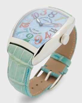 Men's Stainless Steel Crazy Color Dreams Watch, Light Blue