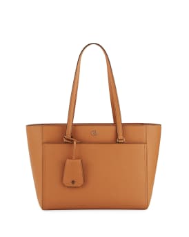Tory Burch Robinson Small Saffiano Leather Zip Top Shoulder Tote Bag Neiman Marcus