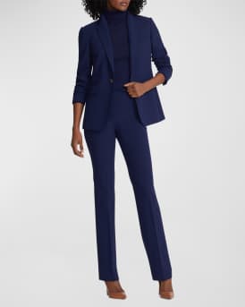 Parker One-Button Wool Jacket