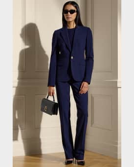 Parker One-Button Wool Jacket