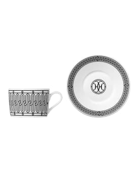 H Deco Tea Cup and Saucer