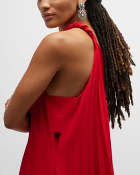 Silver Crystal Peacock Drop Clip-On Earrings