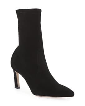 Rapture 75mm Suede Sock Bootie