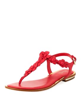 MICHAEL Michael Kors Tricia Flower Thong Sandals Neiman Marcus